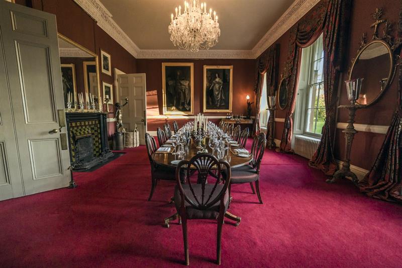 Dining room at Sayers Mansion, Saxmundham, Suffolk