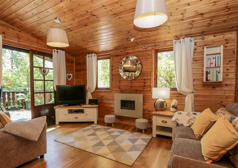 Relax in the living area at Scafell Lodge, Skiptory Howe 7