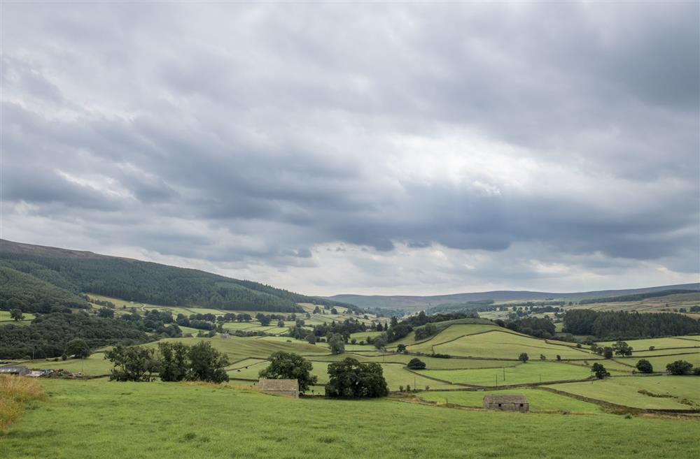 The beautiful rolling local countryside  at Scala Glen Cottage, Skipton