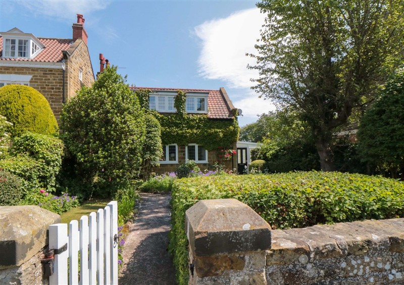 Outside Scalby Grove Cottage at Scalby Grove Cottage, Scalby