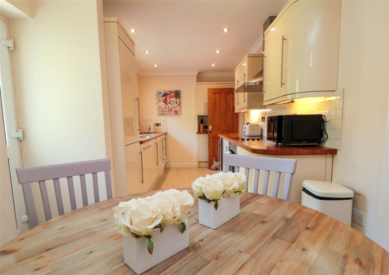 The dining area at Scalby Grove Cottage, Scalby