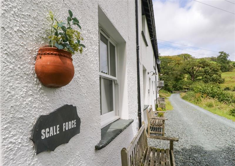 This is the garden at Scale Force, Seatoller near Rosthwaite