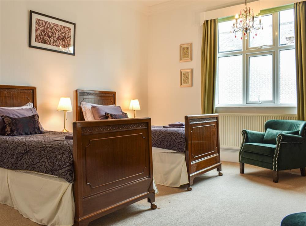Twin bedroom at Scarborough House in Scarborough, North Yorkshire