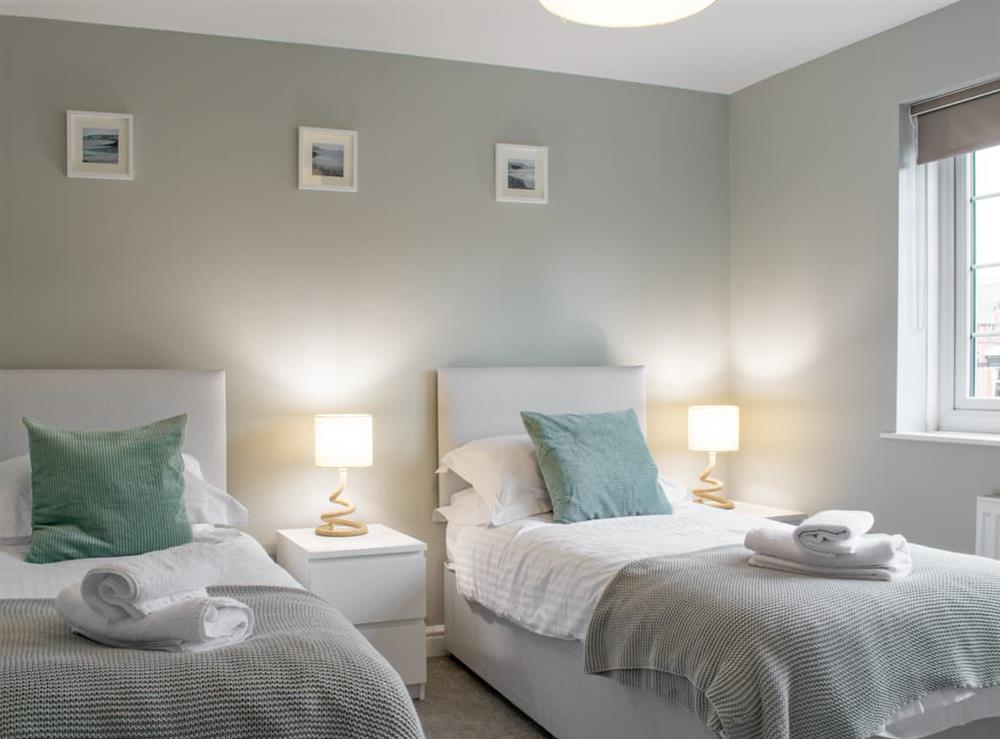 Twin bedroom at Scarborough Wave in Scarborough, North Yorkshire