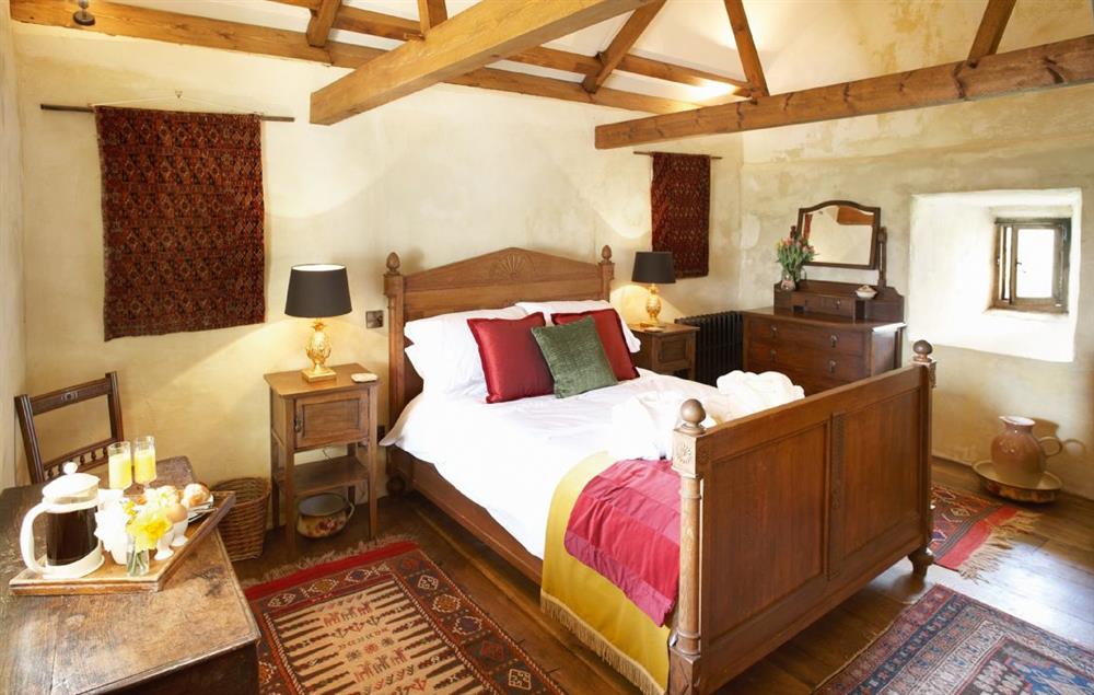 Double bedroom at Scargill Castle, Scargill