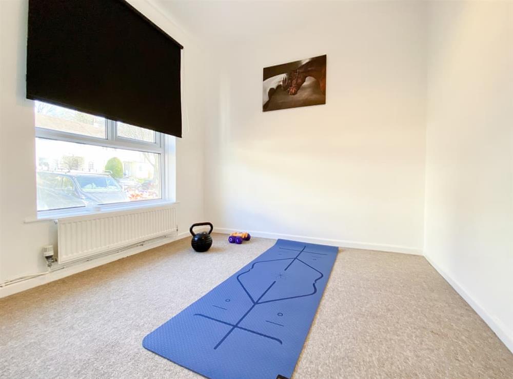 Home gym/yoga room at Scarlet House in Batheaston, near Bath, Avon