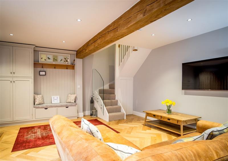 Relax in the living area at School Cottage, Hepworth near Holmfirth