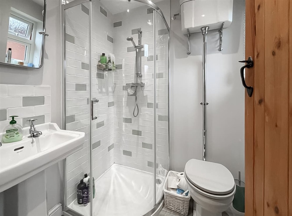 Bathroom at School Cottage in Hinton, Market Drayton., Shropshire