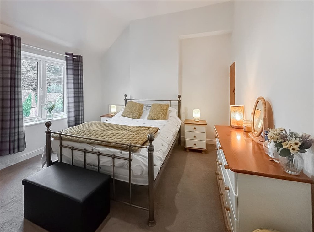 Double bedroom at School Cottage in Hinton, Market Drayton., Shropshire