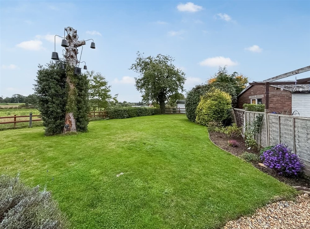 Garden at School Cottage in Hinton, Market Drayton., Shropshire
