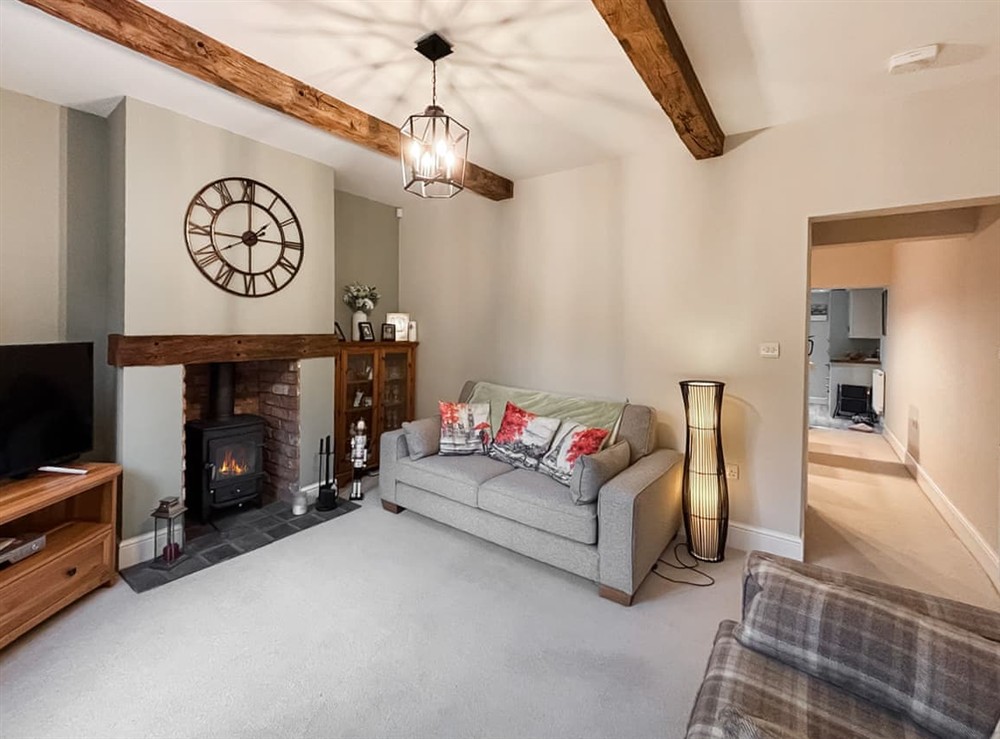 Living room at School Cottage in Hinton, Market Drayton., Shropshire