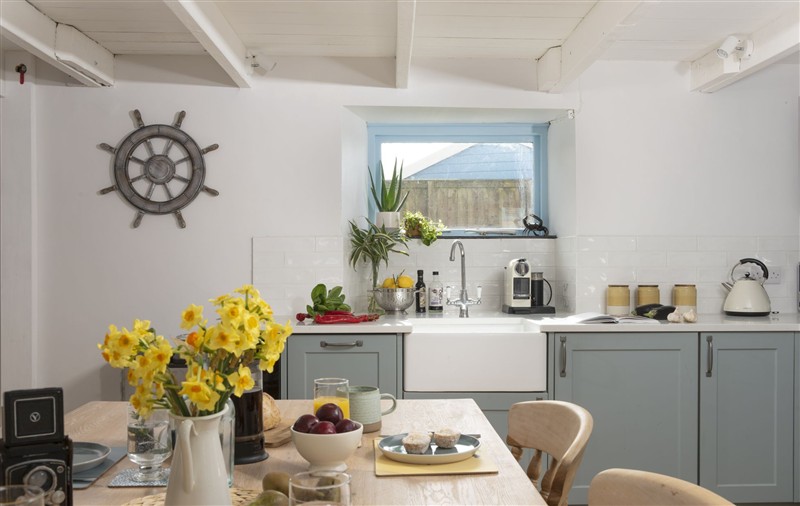 Kitchen at School Cottage, Cornwall