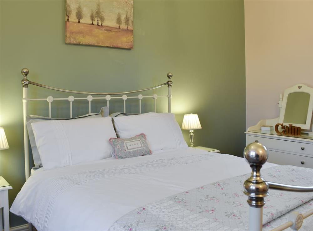 Double bedroom at School Cottage in Newbiggin-in-Bishopdale, near Leyburn, North Yorkshire