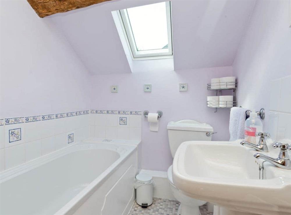 Bathroom at School Farm Cottage in Chelmorton, near Buxton, Derbyshire