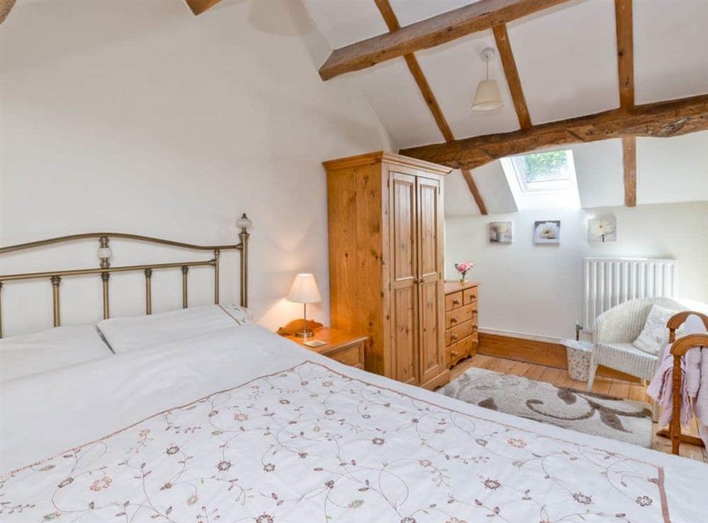 Double bedroom at School Farm Cottage in Chelmorton, near Buxton, Derbyshire