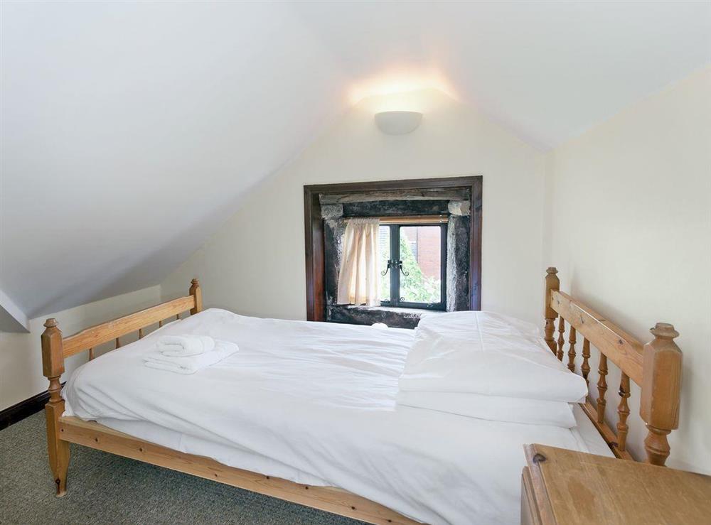 Comfy bedroom at School House in Bradnop, near Leek, Staffordshire