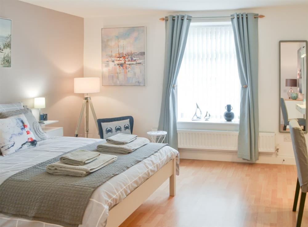Double bedroom at Scotswood in Amble, Northumberland