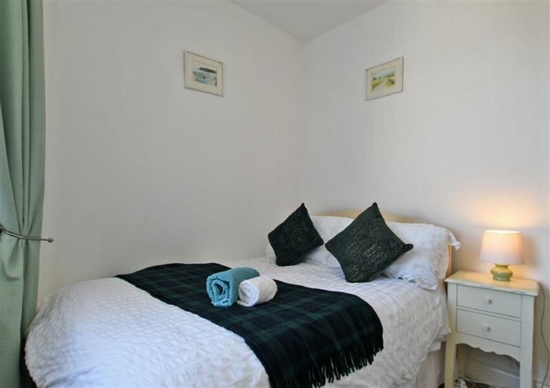 One of the bedrooms at Sea Air, Amble
