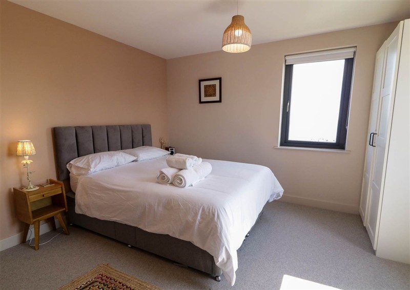 One of the bedrooms at Sea and Sky, Donaghadee