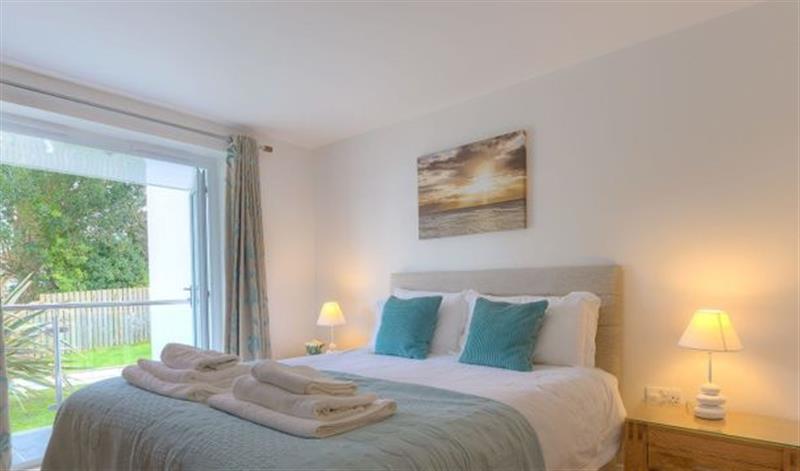 One of the bedrooms at Sea Bleu, Carbis Bay