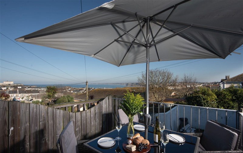 The perfect place to take seat at Sea Boots (sleeps 8), Cornwall