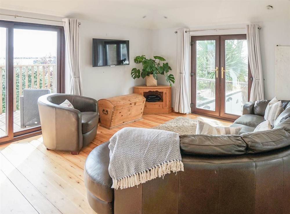 Living area at Sea Breeze at Fishermans Dock in Poole, Dorset