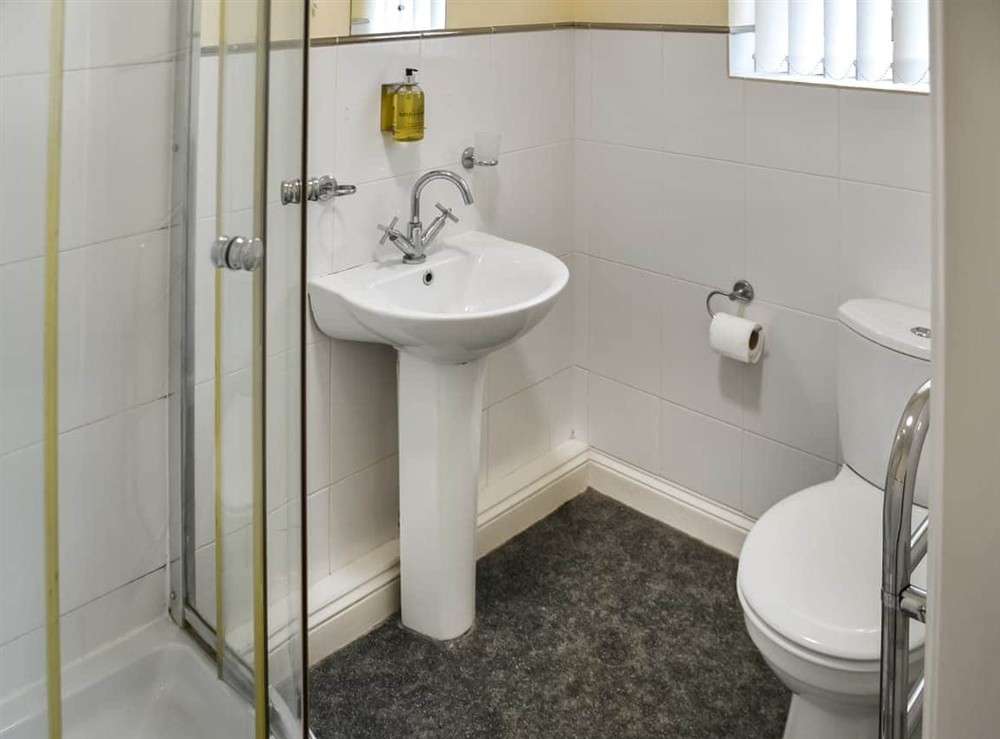 Bathroom at Sea Breeze in Bacton, Norfolk