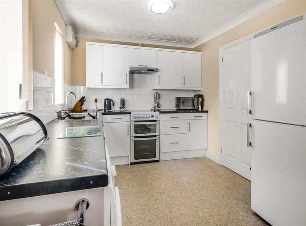 Kitchen at Sea Breeze in Bacton, Norfolk