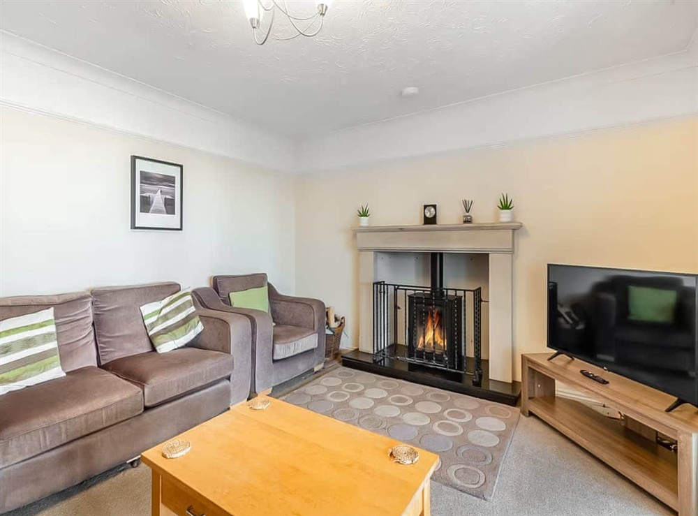 Living area at Sea Breeze in Bacton, Norfolk