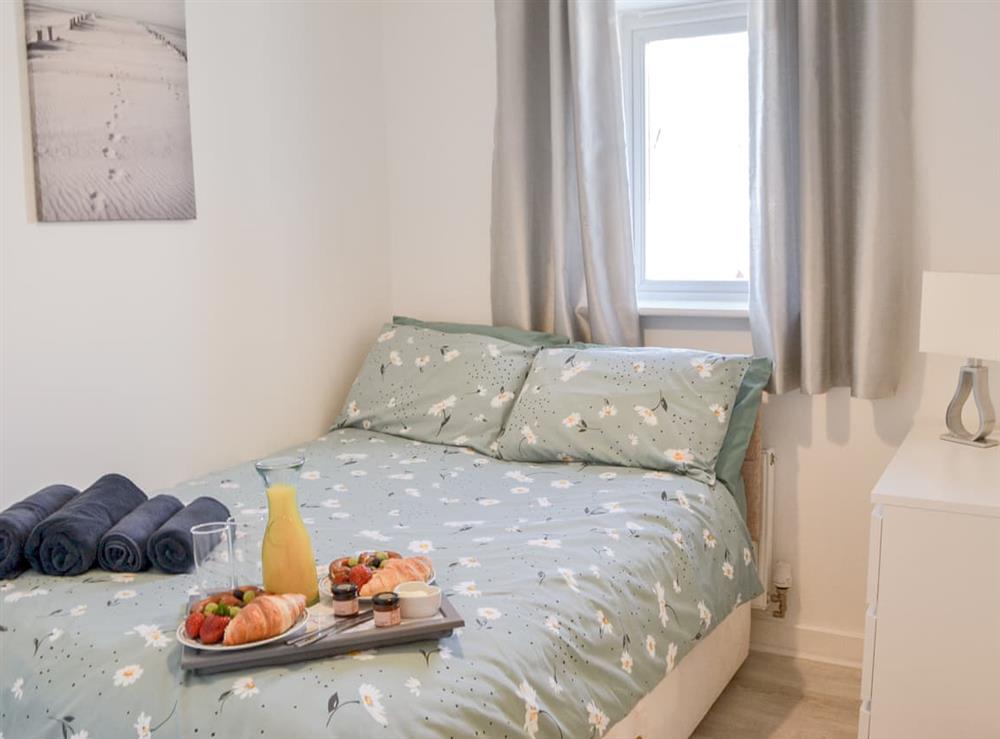Double bedroom at Sea Breeze in Blyth, Northumberland