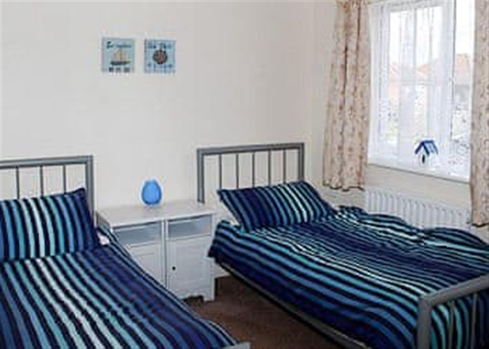 Twin bedroom at Sea Breeze Bungalow in Sandilands, near Sutton-on-Sea, Lincolnshire