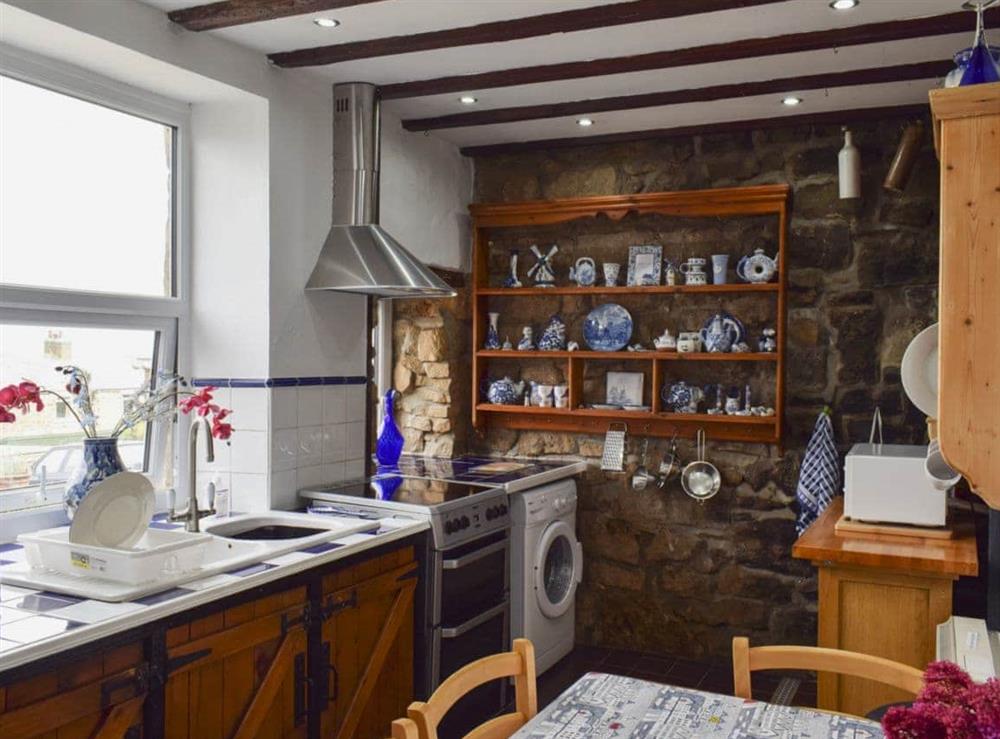 Kitchen at Sea Breeze Cottage in Cowbar, near Staithes, North Yorkshire