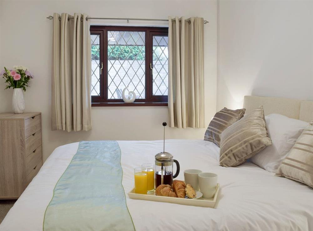 Relaxing main double bedroom at Sea Breeze in The Mumbles, Glamorgan, West Glamorgan