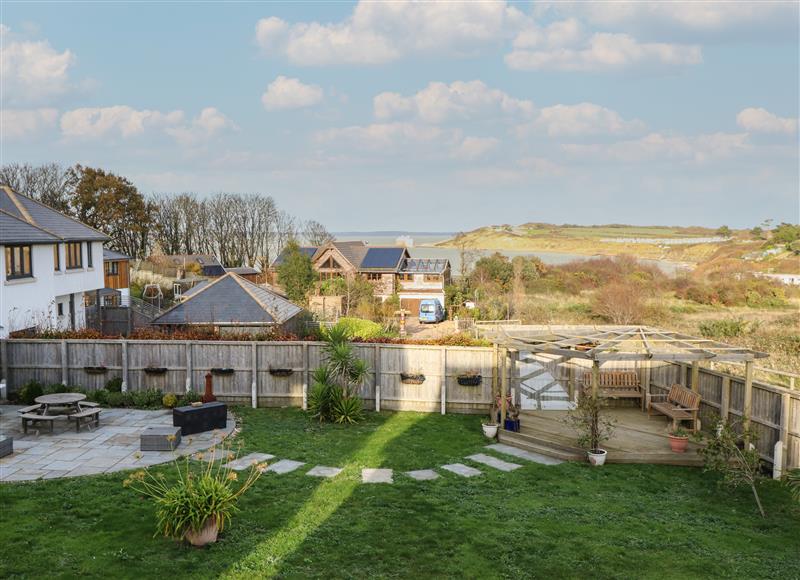 This is the garden at Sea Breeze, Totland