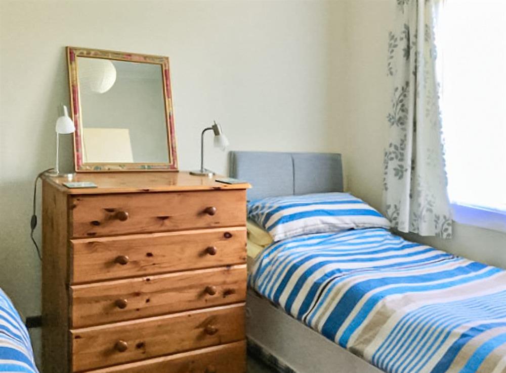 Twin bedroom at Sea Breeze in Welcombe, near Hartland, Devon