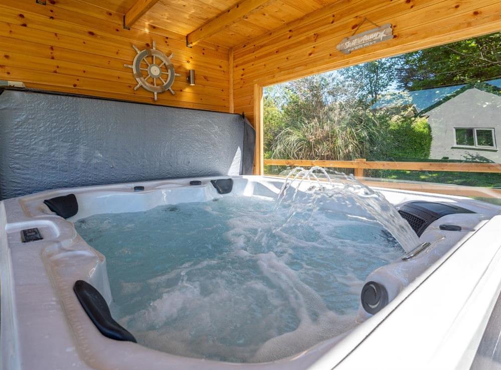 Hot tub at Sea Breezes in Anderby Creek, near Chapel St Leonards, Lincolnshire