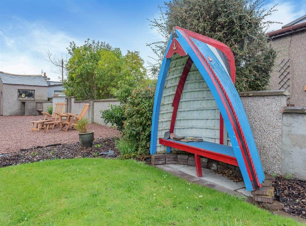 Garden at Sea Breezes in Ballintore, Ross-Shire