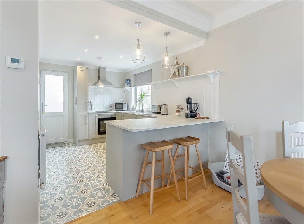 Kitchen at Sea Breezes in Ballintore, Ross-Shire