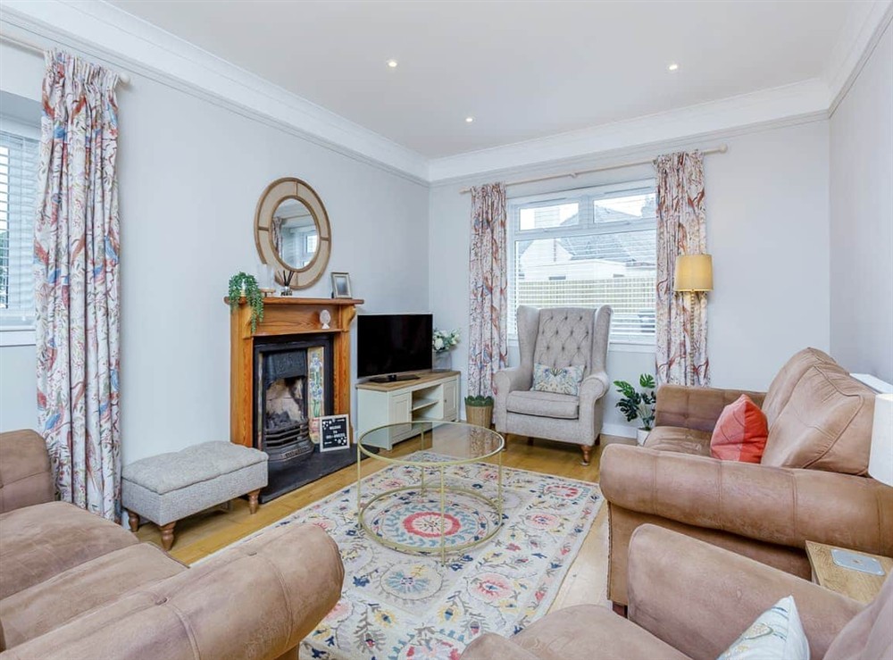 Living area at Sea Breezes in Ballintore, Ross-Shire