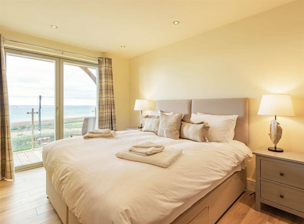 Double bedroom at Sea Campion in West Bexington, near Weymouth, Dorset