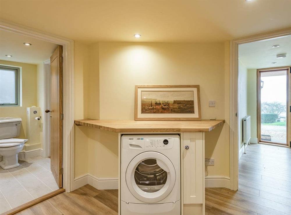 Utility room at Sea Campion in West Bexington, near Weymouth, Dorset