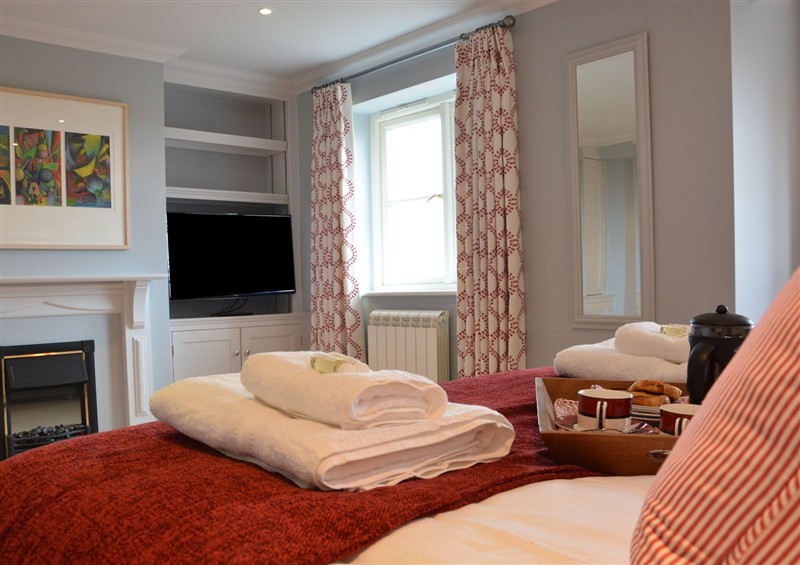 One of the bedrooms at Sea Crest, Aldeburgh