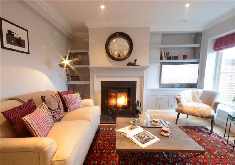 The living room at Sea Crest, Aldeburgh