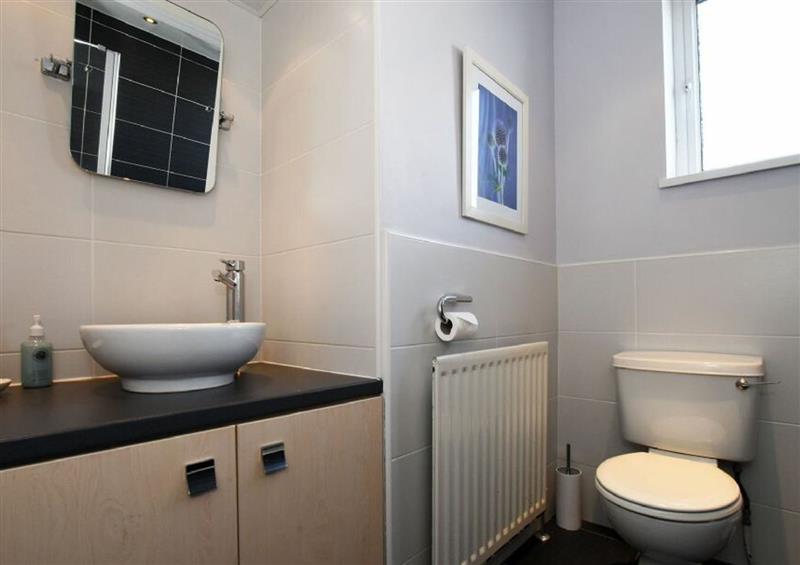 This is the bathroom at Sea Croft, Beadnell