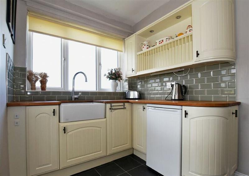 This is the kitchen at Sea Croft, Beadnell