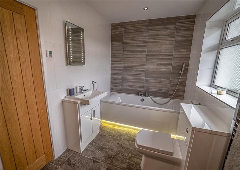 This is the bathroom at Sea Dreams, Abersoch