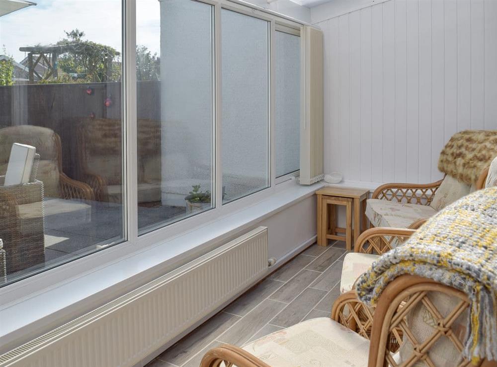 Light and airy conservatory at Sea Dreams in Saundersfoot, Dyfed