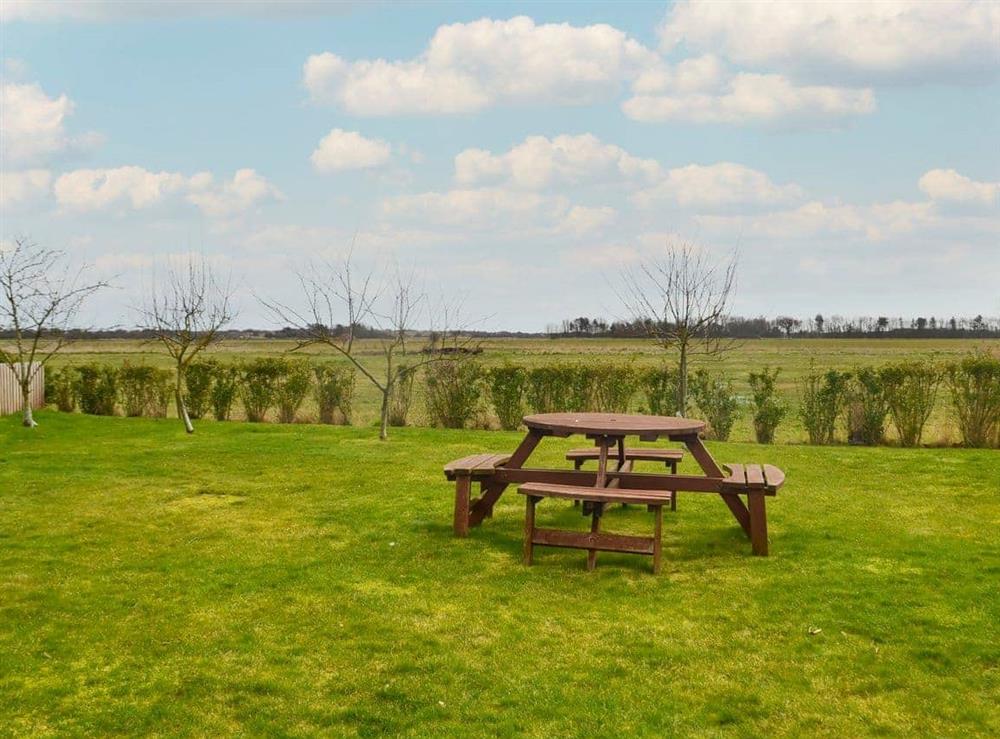 Garden at Sea Dreams in Theddlethorpe, near Mablethorpe, Lincolnshire