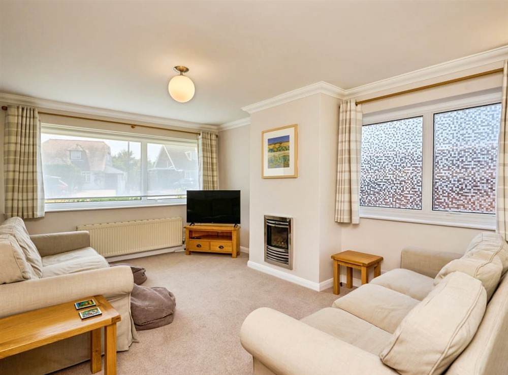 Living area at Sea Drift Retreat in Bembridge, Isle of Wight