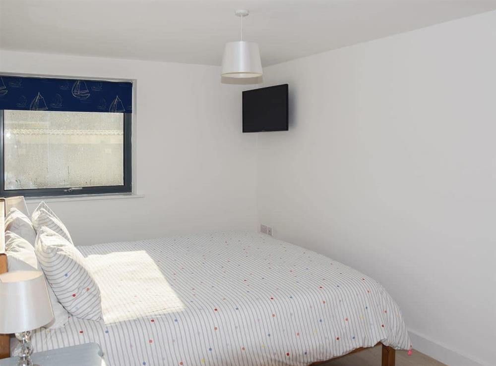 Inviting double bedroom at Sea Drift in West Bay, near Bridport, Dorset